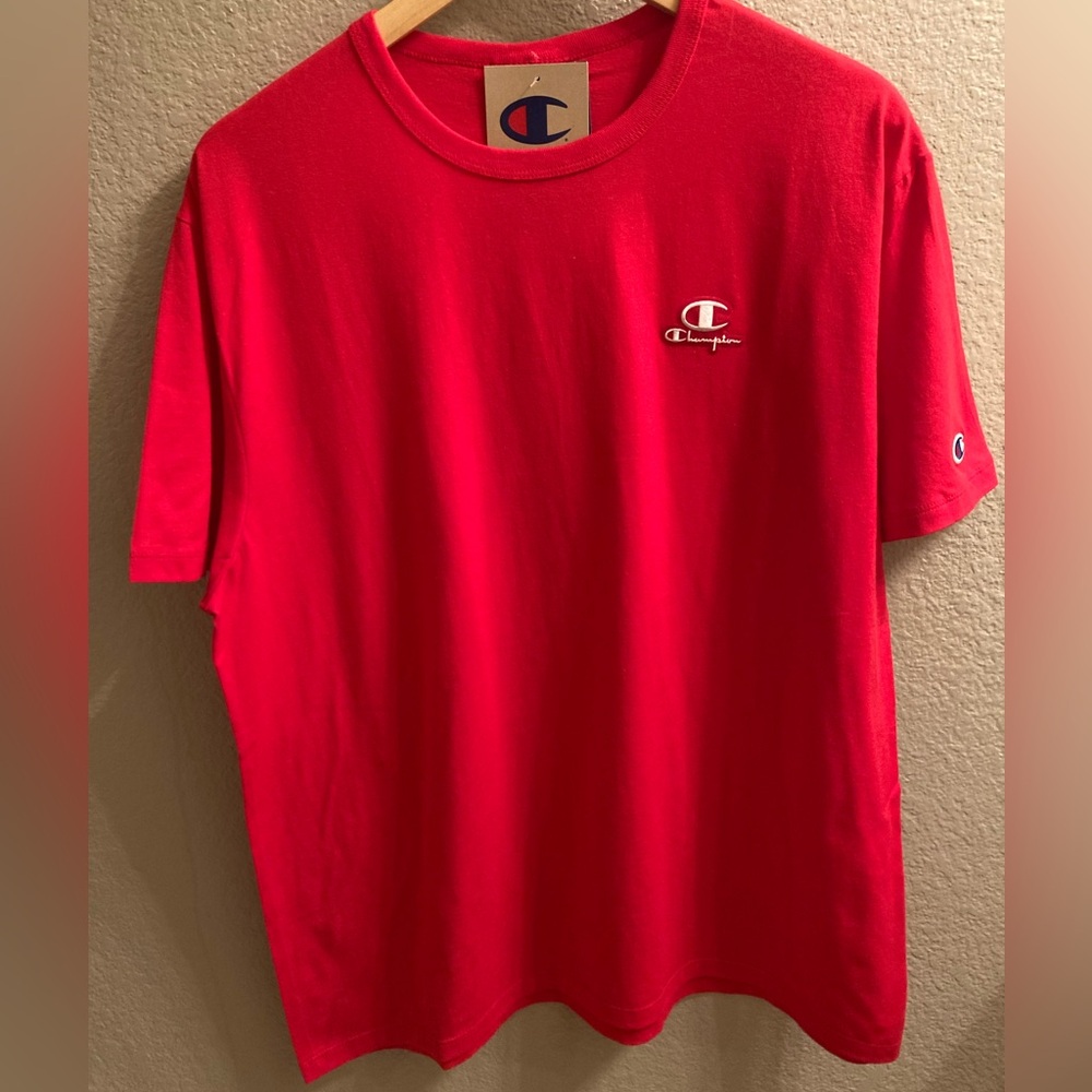 NWT Men’s Champion red Tshirt